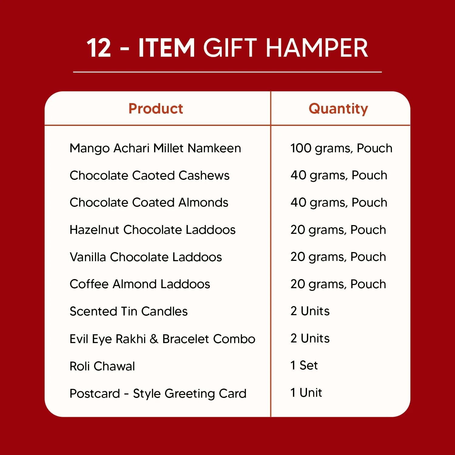 Gajraj - 12 Item Rakhi Gift Hamper for Bhaiya Bhabhi - Image 6