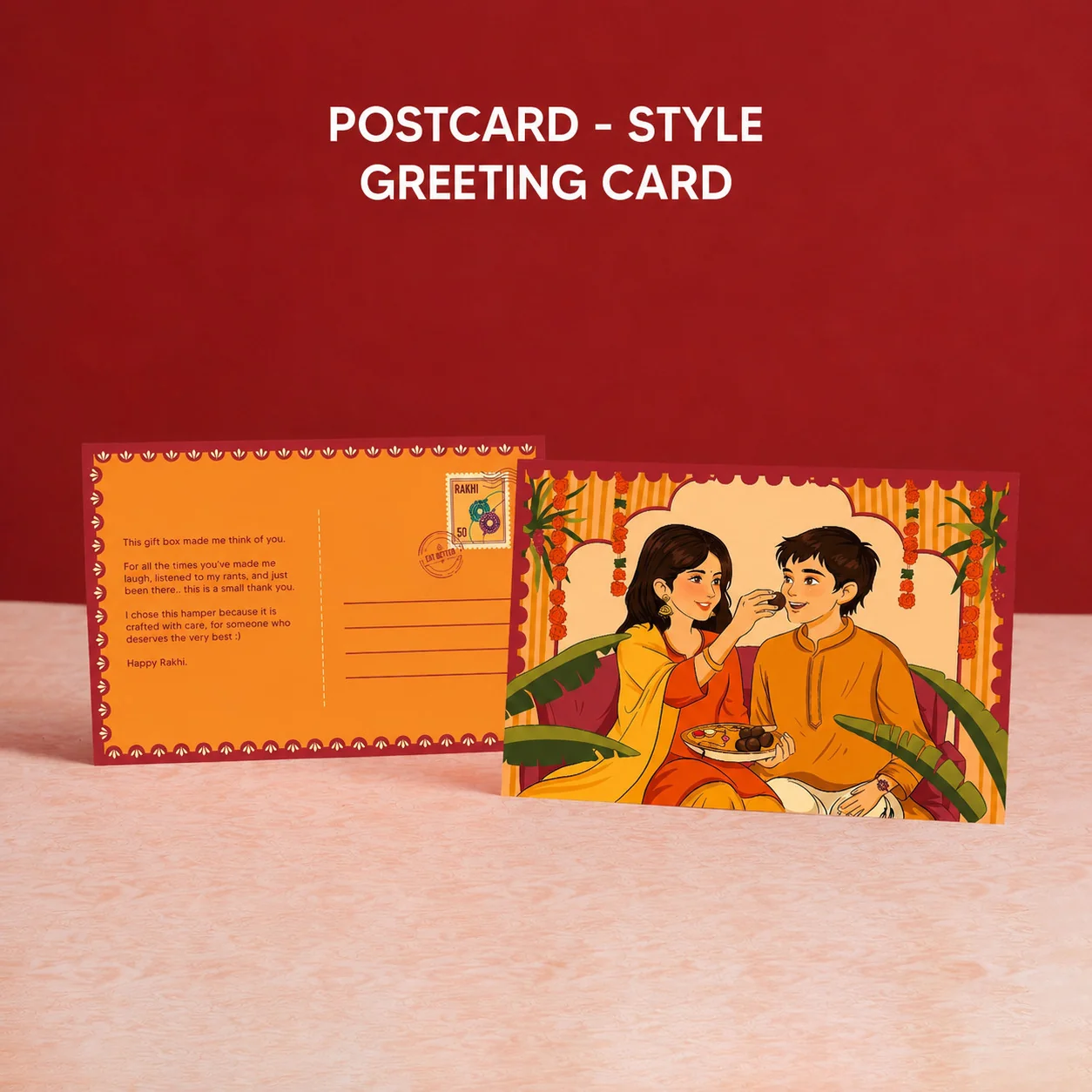Marigold - 7 Item Rakhi Gift Hamper for Brother - Image 5