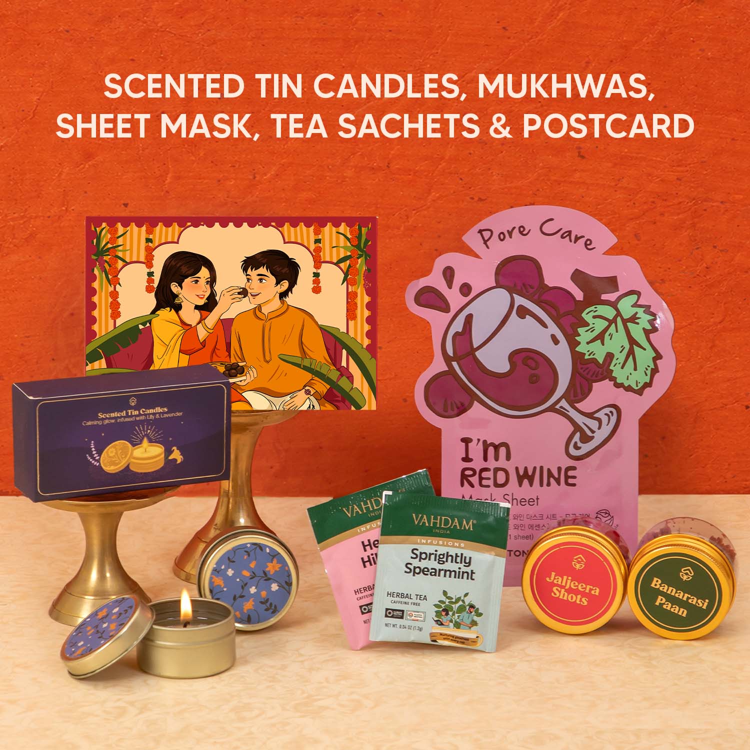Nazar Na Lage - 17 Item Rakhi Gift Hamper for Bhaiya Bhabhi - Image 5