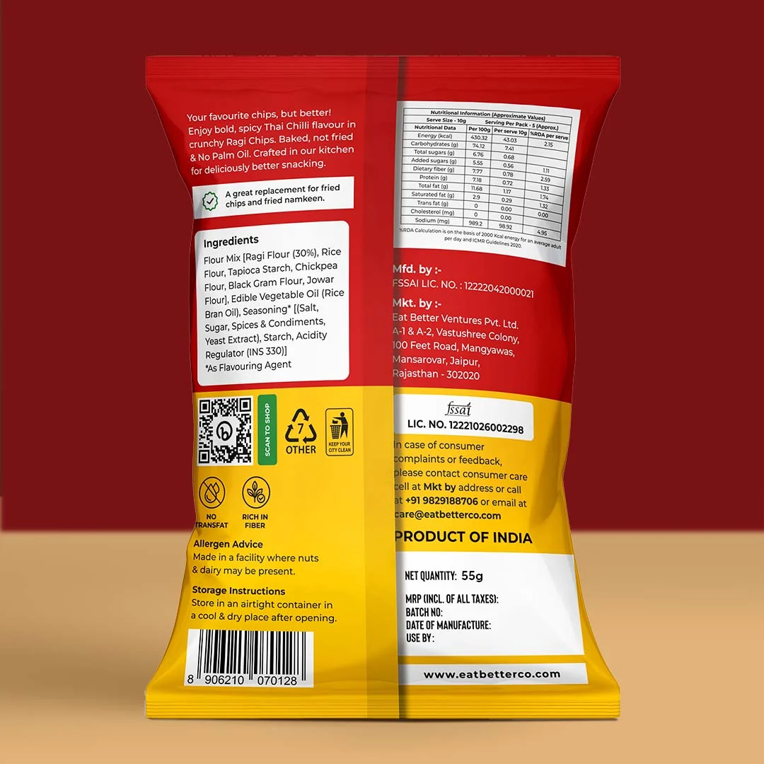 Ragi Chips - Thai Chilli Tadka - Image 9