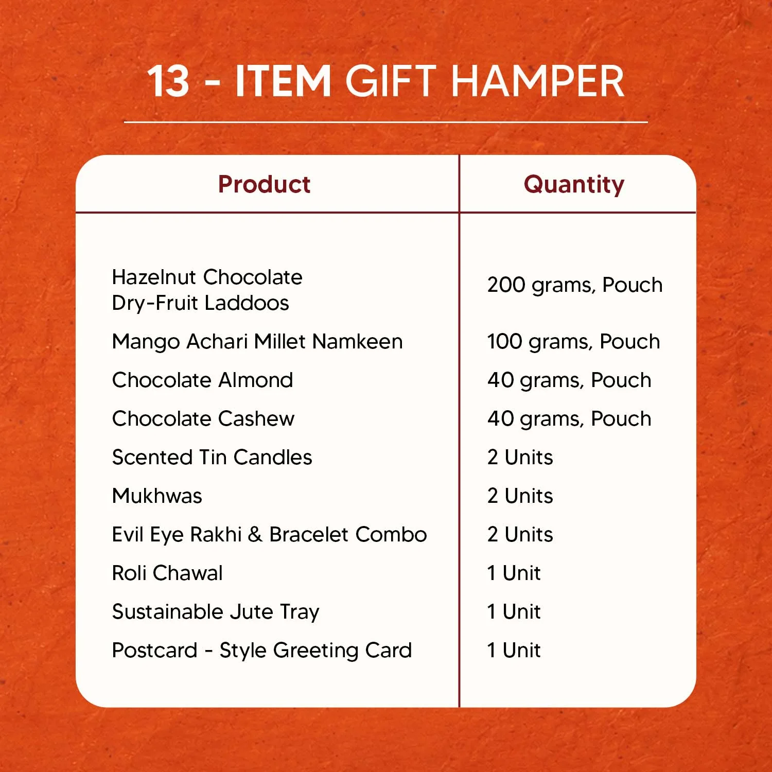 Uphaar - 13 Item Rakhi Gift Hamper for Bhaiya Bhabhi - Image 7